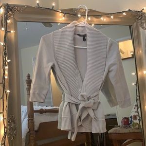 BCBG Max Azria Tie Front Sweater